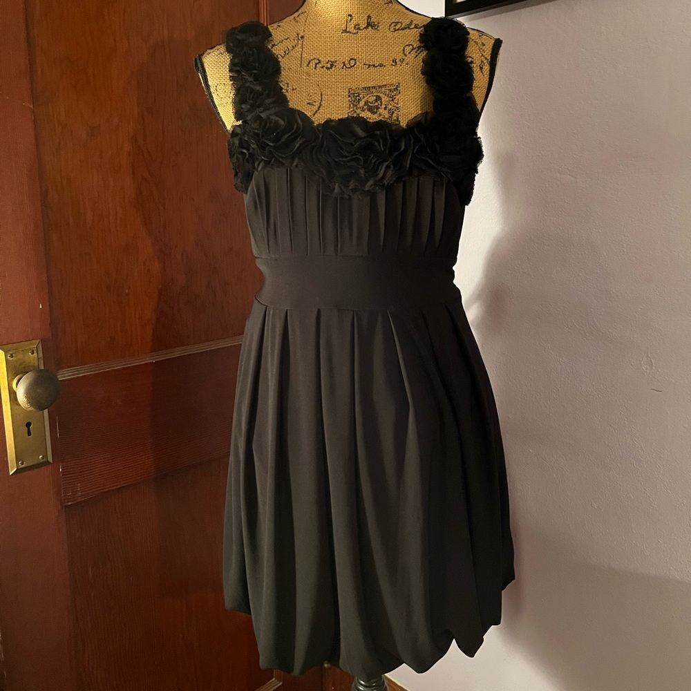 Black cocktail dress
